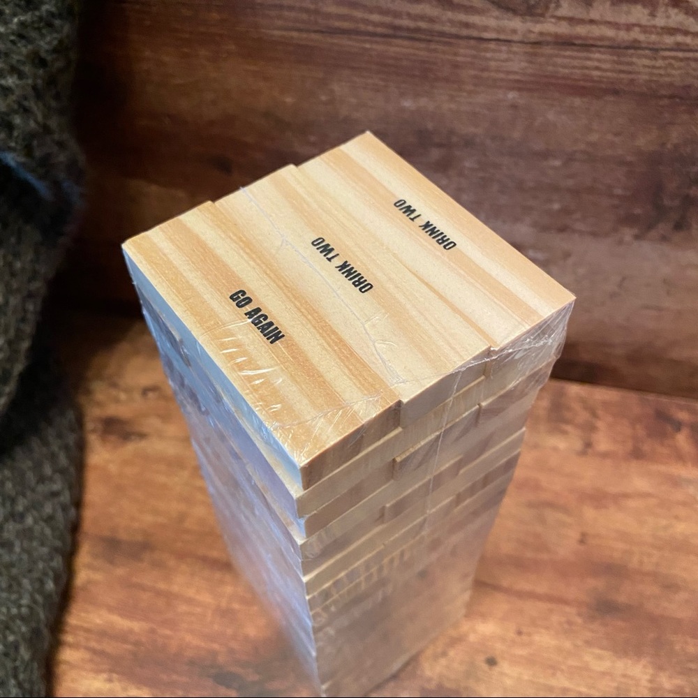 Drunk Janga - 7.75”length x 2.5”wide x 2.5”depth